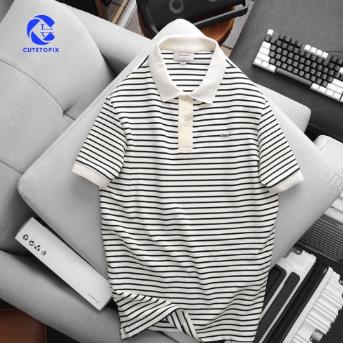 ICONDENIM Horizontal Stripped Men's Polo Shirt