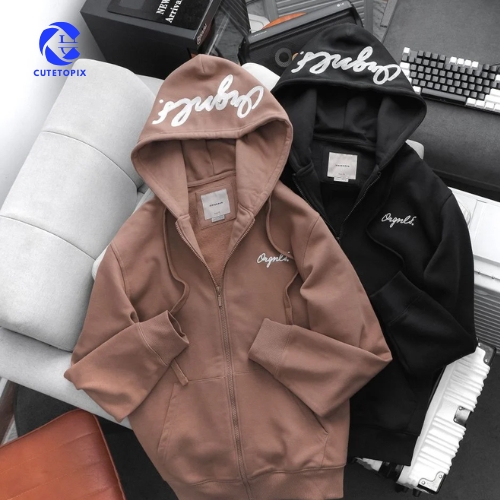 ICONDENIM Orgnls Hand-Drawn Men's Hoodie Zip Jacket